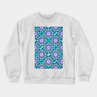 Snowflake kaleidoscope pattern Crewneck Sweatshirt